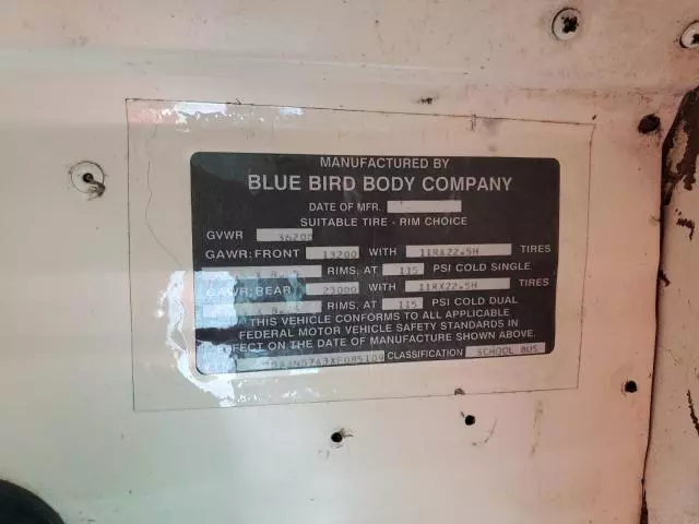 1999 Blue Bird School Bus / Transit Bus