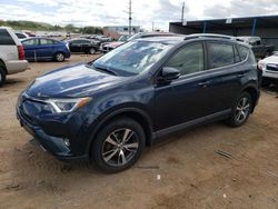 Salvage cars for sale at Colorado Springs, CO auction: 2017 Toyota Rav4 XLE