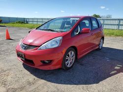 Salvage cars for sale from Copart Mcfarland, WI: 2009 Honda FIT Sport