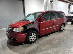 Salvage cars for sale at Leroy, NY auction: 2011 Chrysler Town & Country Touring