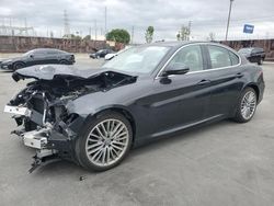 Salvage cars for sale at Wilmington, CA auction: 2017 Alfa Romeo Giulia TI