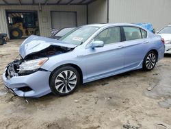 Salvage cars for sale at Seaford, DE auction: 2017 Honda Accord Touring Hybrid