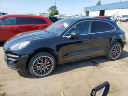 Salvage cars for sale at Woodhaven, MI auction: 2015 Porsche Macan Turbo