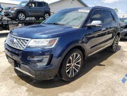 Ford Explorer Platinum salvage cars for sale: 2016 Ford Explorer Platinum