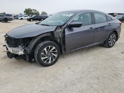 Salvage cars for sale at Haslet, TX auction: 2016 Honda Civic EX