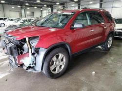 Salvage cars for sale from Copart Ham Lake, MN: 2012 GMC Acadia SLE