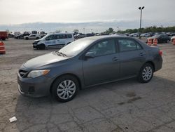 Salvage cars for sale at Indianapolis, IN auction: 2012 Toyota Corolla Base