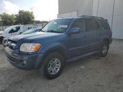 Salvage cars for sale at Apopka, FL auction: 2005 Toyota Sequoia Limited