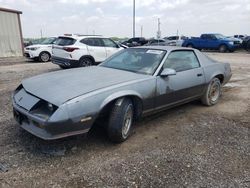 Salvage cars for sale at Temple, TX auction: 1987 Chevrolet Camaro
