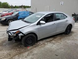 Salvage cars for sale at Franklin, WI auction: 2016 Toyota Corolla L