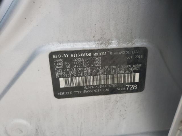 2017 Mitsubishi Mirage ES