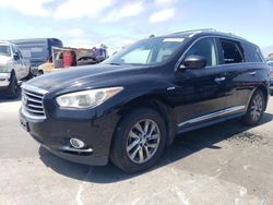 Salvage cars for sale at Hayward, CA auction: 2014 Infiniti QX60 Hybrid