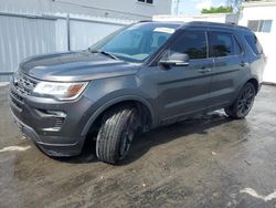 Ford Explorer salvage cars for sale: 2019 Ford Explorer XLT