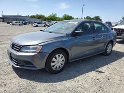 Vehiculos salvage en venta de Copart Sacramento, CA: 2015 Volkswagen Jetta Base