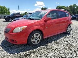 Salvage cars for sale from Copart Mebane, NC: 2006 Pontiac Vibe