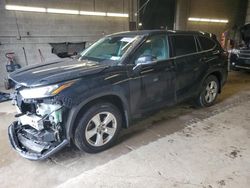 Salvage cars for sale from Copart Angola, NY: 2020 Toyota Highlander L