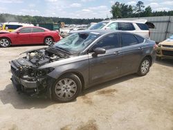 Salvage cars for sale from Copart Harleyville, SC: 2019 Ford Fusion S