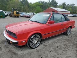 Salvage cars for sale from Copart Mendon, MA: 1991 BMW 325 IC Automatic