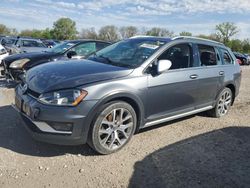 Salvage cars for sale at Des Moines, IA auction: 2017 Volkswagen Golf Alltrack S