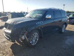 Salvage cars for sale at Indianapolis, IN auction: 2015 Infiniti QX80
