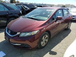 Salvage cars for sale from Copart Martinez, CA: 2014 Honda Civic LX