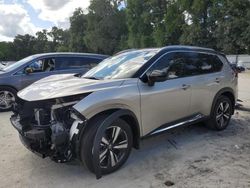 Nissan salvage cars for sale: 2021 Nissan Rogue SL