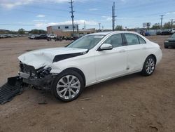 Salvage cars for sale at Colorado Springs, CO auction: 2017 Mercedes-Benz E 300 4matic