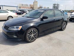 Salvage cars for sale from Copart New Orleans, LA: 2016 Volkswagen Jetta Sport