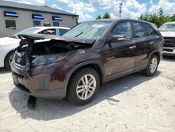 Salvage cars for sale from Copart Midway, FL: 2015 KIA Sorento LX