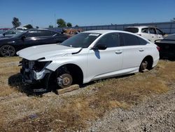 Salvage cars for sale from Copart Sacramento, CA: 2021 Honda Accord Sport