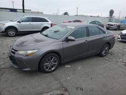 Salvage cars for sale at Van Nuys, CA auction: 2016 Toyota Camry LE