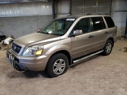 Salvage cars for sale from Copart Chalfont, PA: 2004 Honda Pilot EXL