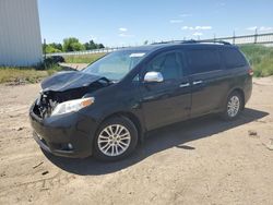 Vehiculos salvage en venta de Copart Portland, MI: 2013 Toyota Sienna XLE