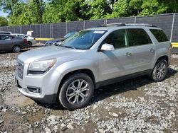 Salvage cars for sale at Waldorf, MD auction: 2014 GMC Acadia SLT-1