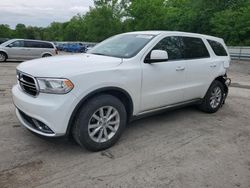 Salvage cars for sale from Copart Ellwood City, PA: 2019 Dodge Durango SXT