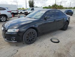 Vehiculos salvage en venta de Copart Miami, FL: 2009 Audi A4 Premium Plus