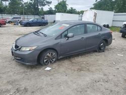 Salvage cars for sale at Hampton, VA auction: 2013 Honda Civic EX