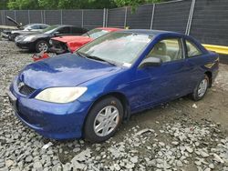 Honda salvage cars for sale: 2004 Honda Civic DX VP