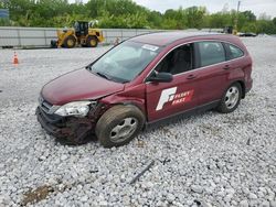 Salvage cars for sale at Barberton, OH auction: 2010 Honda CR-V LX