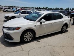 Toyota salvage cars for sale: 2021 Toyota Camry LE