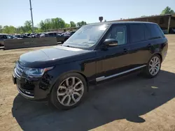 Salvage cars for sale at Marlboro, NY auction: 2016 Land Rover Range Rover HSE
