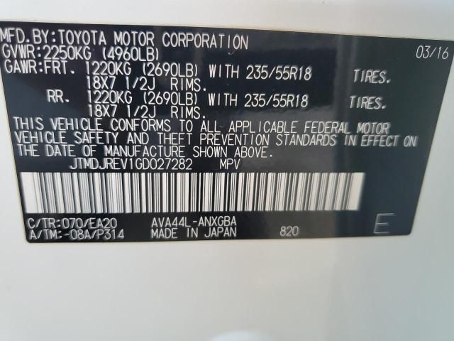 2016 Toyota Rav4 HV Limited