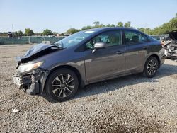 Salvage cars for sale from Copart Riverview, FL: 2015 Honda Civic LX