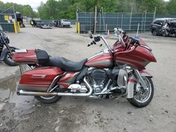 Salvage motorcycles for sale at Duryea, PA auction: 2016 Harley-Davidson Fltruse CVO Road Glide