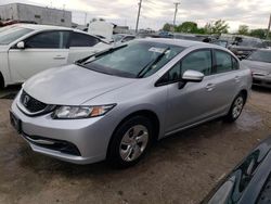 Salvage cars for sale from Copart Chicago Heights, IL: 2014 Honda Civic LX