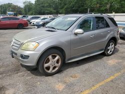 Salvage cars for sale from Copart Eight Mile, AL: 2007 Mercedes-Benz ML 350