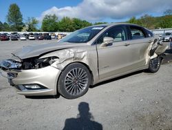 Salvage cars for sale from Copart Grantville, PA: 2018 Ford Fusion TITANIUM/PLATINUM HEV