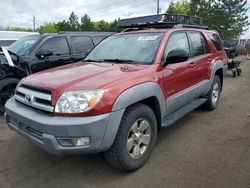 Salvage cars for sale at Denver, CO auction: 2003 Toyota 4runner SR5