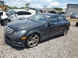 Mercedes-Benz salvage cars for sale: 2012 Mercedes-Benz C 250