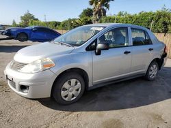 Salvage cars for sale at San Martin, CA auction: 2009 Nissan Versa S
